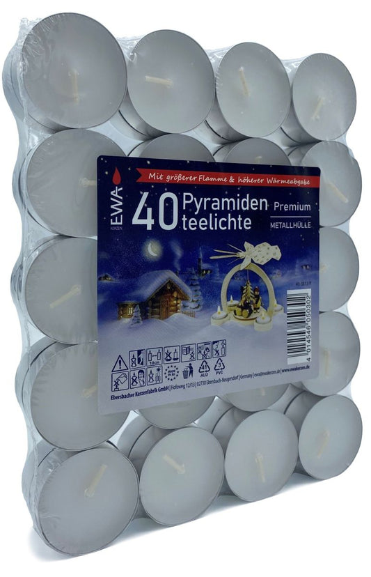 German Tealight Candle - Pack of 40