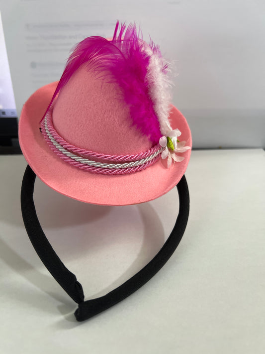 3 Mini Pink Fest Hats