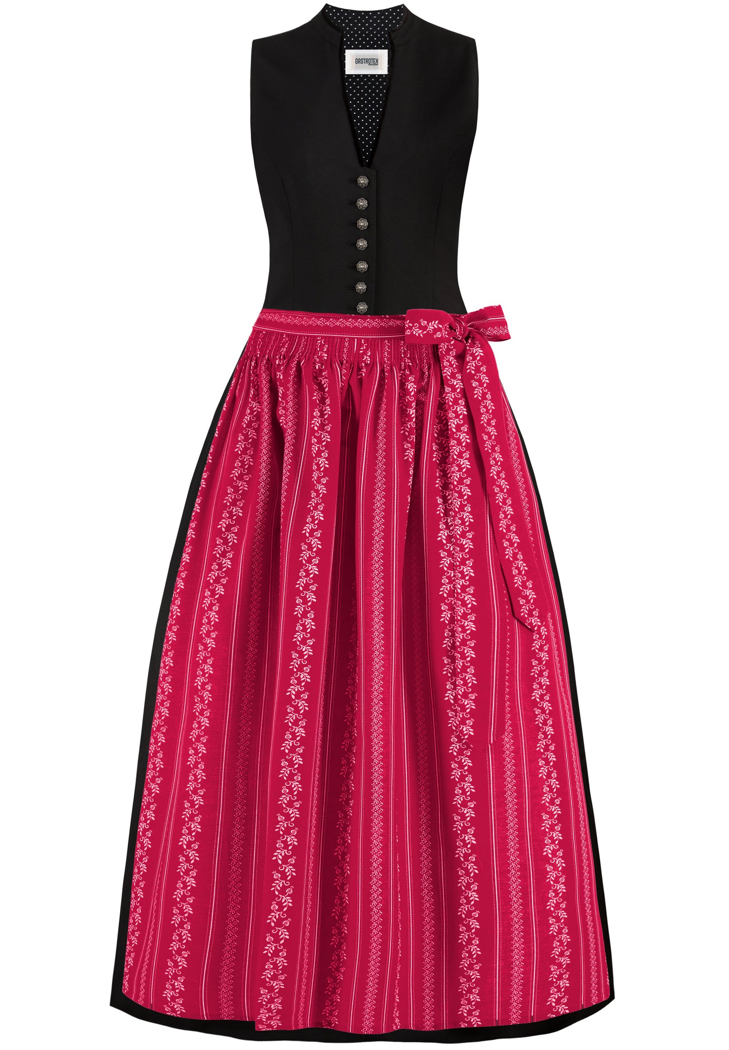 Red Dirndl Apron 96cm