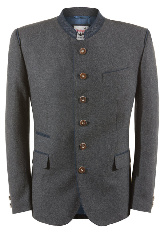 Titus Gray-Blue Trachten Men's Jacket