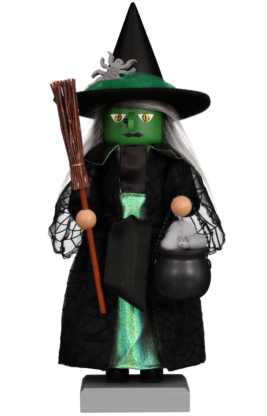 Christian Ulbricht Premium Nutcracker - Green Halloween Witch