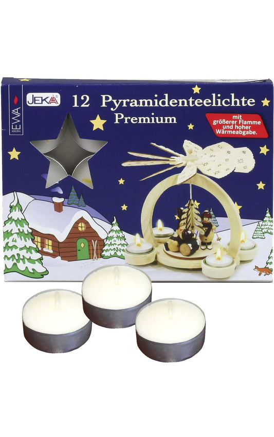 German Tea Lights (Pack of 12) FOIL HOLDER