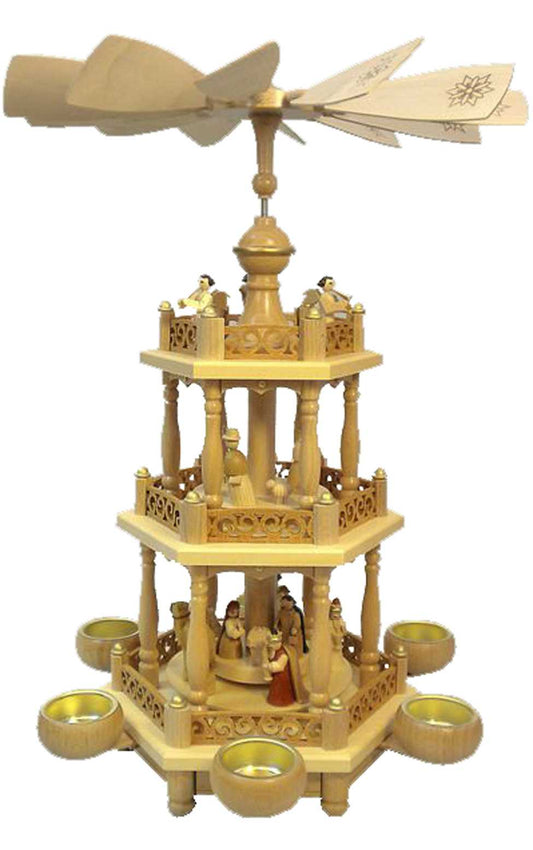 Pyramid - 3 tiers - Nativity