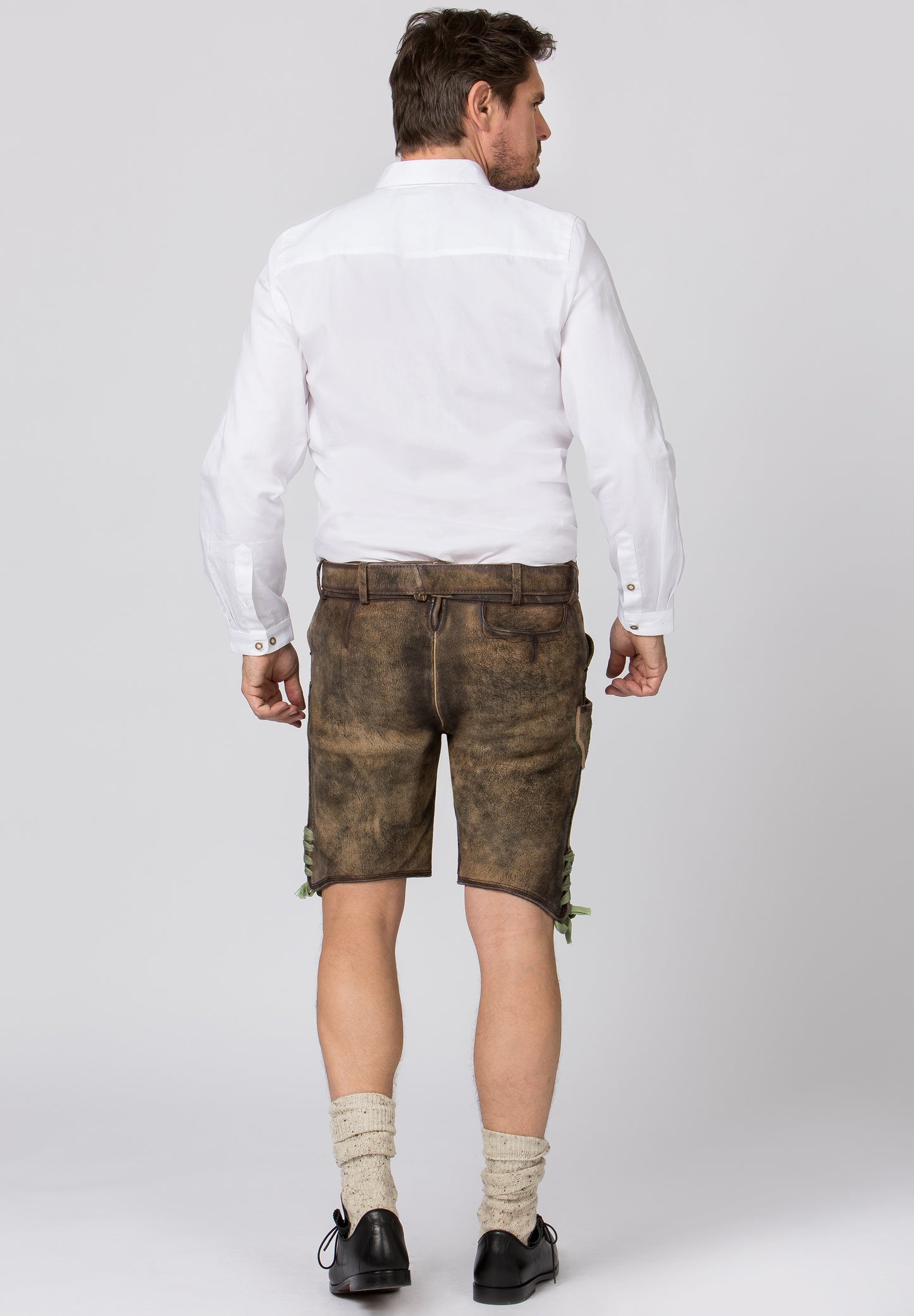 Rudolf Oid Grun Men's Lederhosen