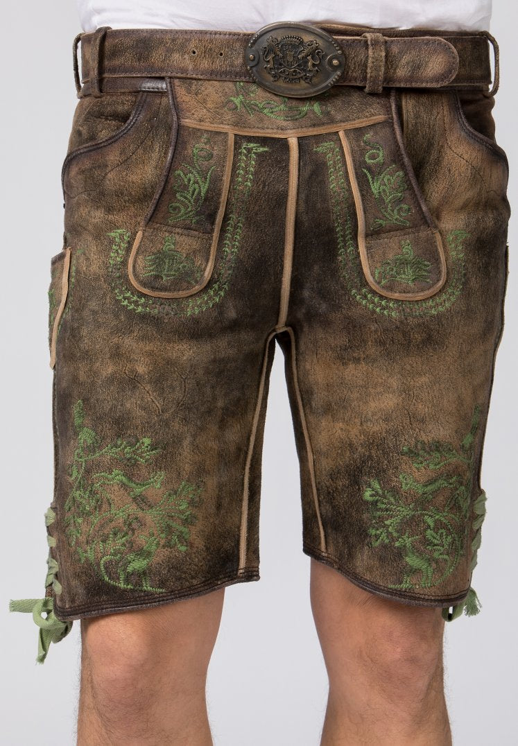 Rudolf Oid Grun Men's Lederhosen