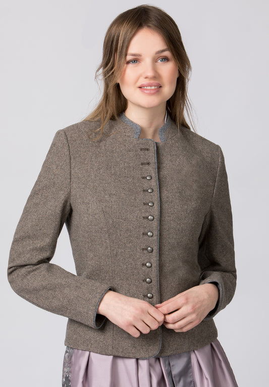 Elisabeth  Nuss & Grau Wool Women's Jacket