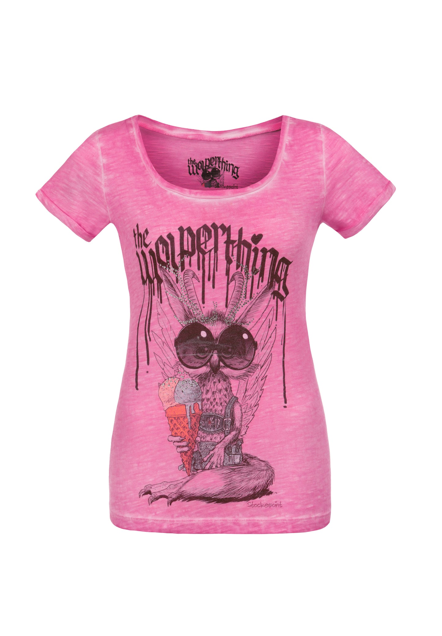 Wolpigirl  jr Trachten T-Shirt Rosa